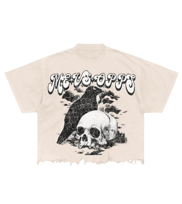 crows in the city beige