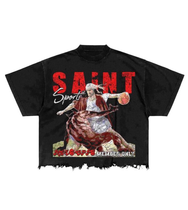saint sport member only red