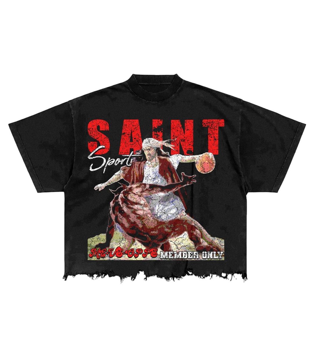 saint sport member only red