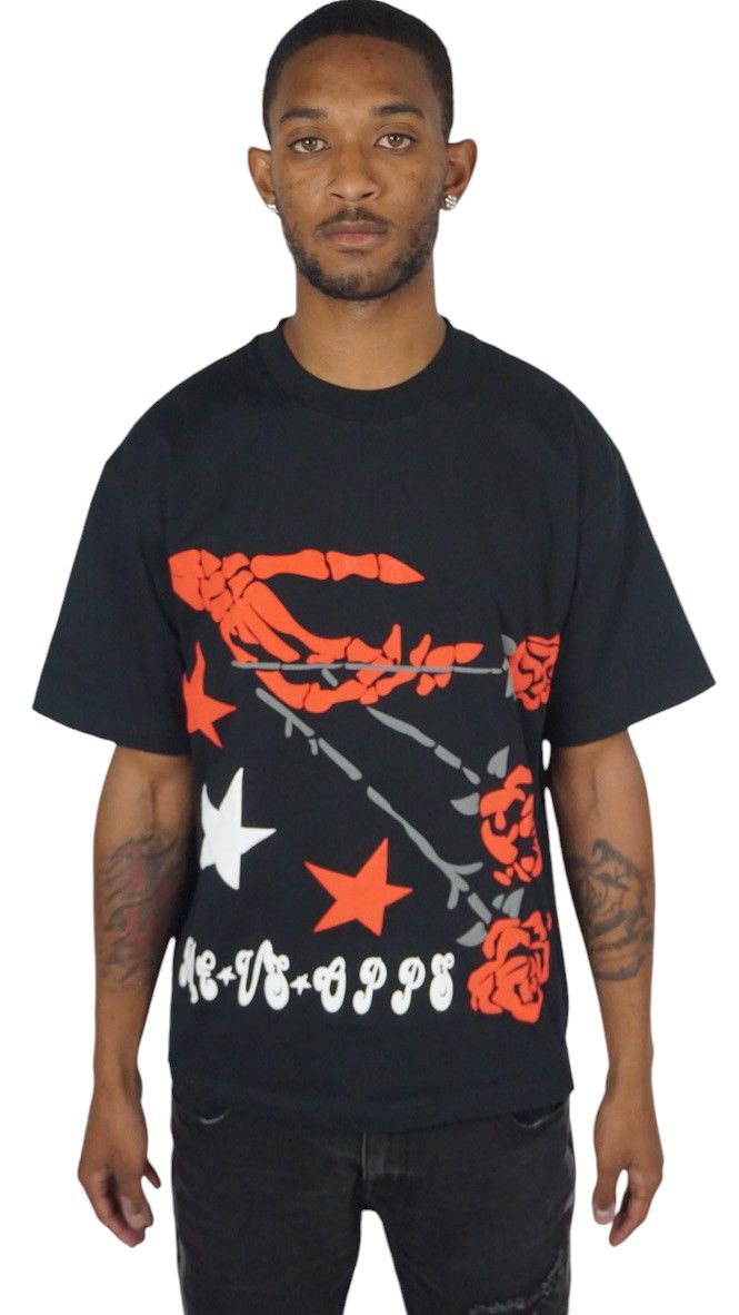 skull n roses tee